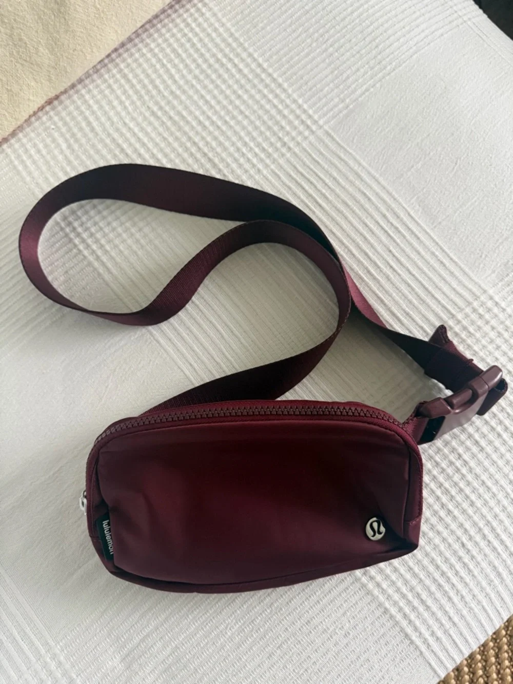 Lululemon Women’s Burgundy Crossbody Waist Bag - Picture 1 of 4
